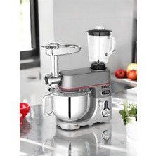 Robx SR50 Döküm Gövde 7 Litre Hamur Yoğurma Kıyma Çekme Erişte Blender Mixer Set