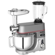 Robx SR50 Döküm Gövde 7 Litre Hamur Yoğurma Kıyma Çekme Erişte Blender Mixer Set