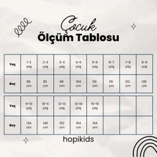 Hopi Kids Fırfır Etekli Önü Baskılı Kız Çocuk Takım - Kırmızı - 8-9 Yaş