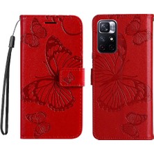 Xiaomi Redmi Not 11 Için Flip Case 5g Darbeye Kapak ile Kickstand Çevirin (Yurt Dışından)