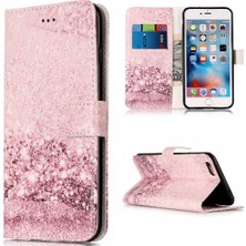 Iphone 6 Için Flip Case/6s Pu Deri Cüzdan Mermer Desen Tam Koruma (Yurt Dışından)