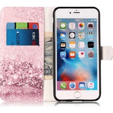 Iphone 6 Için Flip Case/6s Pu Deri Cüzdan Mermer Desen Tam Koruma (Yurt Dışından)