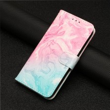 Xiaomi Redmi Not 11 Için Flip Case 5g Manyetik Mermer Desen Kart Yuvaları (Yurt Dışından)