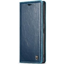 Samsung Galaxy S22 Artı Çılgın At Pu Deri Retro Cüzdan Için Flip Case (Yurt Dışından)