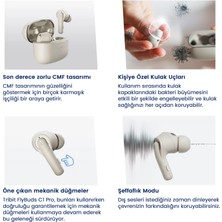 Tribit FlyBuds Gri C1 Pro Hibrit ANC AUDIODO IPX4 5.0 Bluetooth Kulak İçi Kulaklık