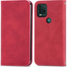Moto G Stylus 5g Aşk Cüzdan Kılıf Fermuar Kordon Için Kılıf (Yurt Dışından)