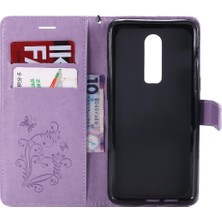 Oneplus 6 Için Flip Case Pu Deri Darbeye Kapak Manyetik Kapak ile (Yurt Dışından)