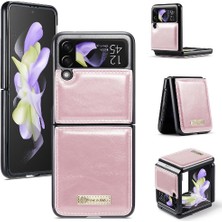 Samsung Galaxy Z Flip 4 Için Flip Case 5g Kickstand Kart Tutucu Retro (Yurt Dışından)