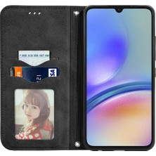 Samsung Galaxy A05S 4g Için Flip Case Darbeye Deri Kılıf Basit Flip (Yurt Dışından)