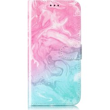 Huawei P10 Tam Koruma Mermer Desen Pu Deri Cüzdan Için Flip Case (Yurt Dışından)