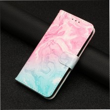 Huawei P10 Tam Koruma Mermer Desen Pu Deri Cüzdan Için Flip Case (Yurt Dışından)