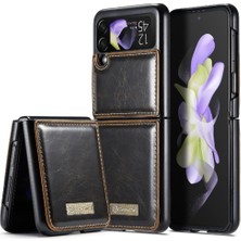 Samsung Galaxy Z Flip 4 Için Flip Case 5g Kickstand Kart Tutucu Retro (Yurt Dışından)