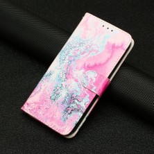 Huawei P10 Tam Koruma Mermer Desen Pu Deri Cüzdan Için Flip Case (Yurt Dışından)