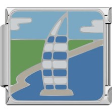 İtalyan Charm Bileklik Italyan Charm Yelken