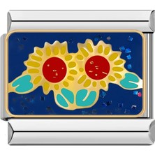 İtalyan Charm Bileklik Italyan Charm Papatya