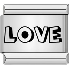 İtalyan Charm Bileklik Italyan Charm Love