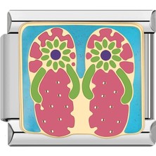 İtalyan Charm Bileklik Italyan Charm Summer Sandals