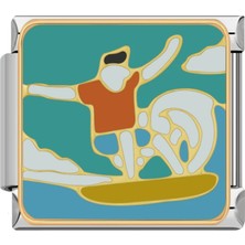 İtalyan Charm Bileklik Italyan Charm Surfer's Paradise