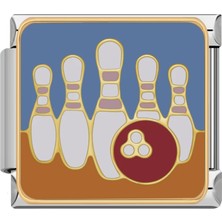 İtalyan Charm Bileklik Italyan Charm Bowling Strike
