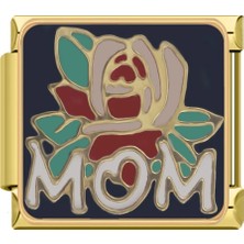 İtalyan Charm Bileklik Italyan Charm Mom's Rose