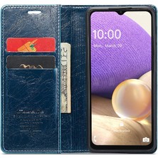 Samsung Galaxy Için Flip Case A32 5G/M32 5g Manyetik Cüzdan Retro Cüzdan (Yurt Dışından)