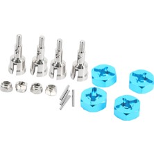 Blueleskyy Tekerlek Dönüşüm Seti Aks ve 12MM Altıgen Dalış Hub Dönüş 1/10 Yolda Wltoys 1/18 A959 A969 A979 A959B A969-B Rc Araba Yükseltme Parçaları (Yurt Dışından)