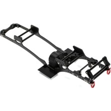 Blueleskyy Lcg Metal Kızak Plakası ve Yan Pedal Kaya Kaydırıcısı 1/10 Rc Paletli Araba Eksenel SCX10 Alt Ağırlık Merkezi Şasi (Yurt Dışından)