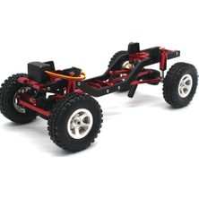 Blueleskyy 4 Adet 55MM 1.0 Metal Beadlock Tekerlek Lastik Lastik Seti Eksenel SCX24 Traxxas TRX4M Fms 1/18 1/24 Rc Araba Yükseltme Parçaları,1 (Yurt Dışından)