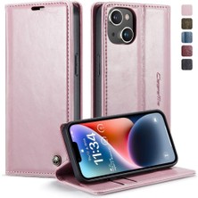 Iphone 14 Için Flip Case Artı Retro Cüzdan Kapak Çılgın At Pu Deri (Yurt Dışından)