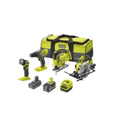 Ryobi RCK184A-252S 18V Akülü 3 Lü Combo Set 5133005693