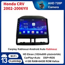 Conio Honda Crv 2002-2006YIL 4GB Ram 64GB Hafıza 9inç Araba Android Multimedya Carplay Navigasyon Cihazı
