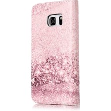 Samsung Galaxy S7 Mermer Desen Tam Koruma Pu Deri Için Flip Case (Yurt Dışından)