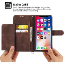 Iphone 11 X/xs Darbeye Dayanıklı Kabartmalı Çoklu Kredi Kartı Için Flip Case (Yurt Dışından)