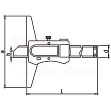 Asimeto AS-327 Dijital Derinlik Kumpası 0-200MM