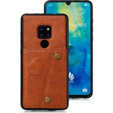 Huawei Mate 20 Darbeye Koruyucu Kickstand Buit Için Cüzdan Kılıf (Yurt Dışından)