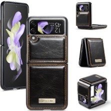 Samsung Galaxy Z Flip 4 Için Flip Case 5g Kickstand Kart Tutucu Retro (Yurt Dışından)