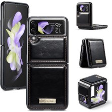 Samsung Galaxy Z Flip 4 Için Flip Case 5g Kickstand Kart Tutucu Retro (Yurt Dışından)