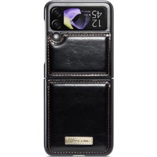 Samsung Galaxy Z Flip 4 Için Flip Case 5g Kickstand Kart Tutucu Retro (Yurt Dışından)