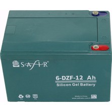 Safir Jel Akü 12 V - 12+ Ah 4.2 kg ( 14AH Uyumlu )