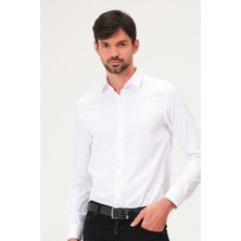 Bay Efendi Erkek Klasik Slim Fit Saten Gömlek