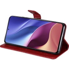 Xiaomi Redmi Için Flip Case K40/K40 Pro Kart Yuvası Standı Manyetik Kapak ile (Yurt Dışından)