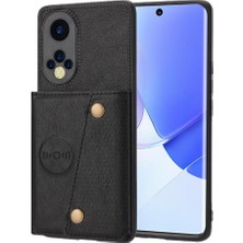 Cüzdan Kılıf Için Huawei Nova 9 Darbeye Koruyucu Kickstand Buit Demir (Yurt Dışından)