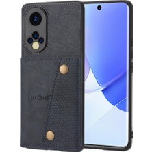 YH Mall Cüzdan Kılıf Için Huawei Nova 9 Darbeye Koruyucu Kickstand Buit Demir (Yurt Dışından)