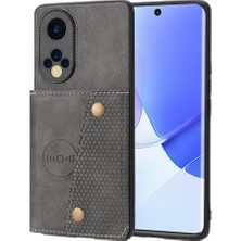 YH Mall Cüzdan Kılıf Için Huawei Nova 9 Darbeye Koruyucu Kickstand Buit Demir (Yurt Dışından)