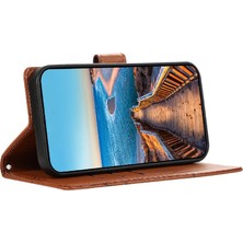 YH Mall Google Piksel 6 Için Flip Case Üç Kart Yuvaları Şok Emici Darbeye (Yurt Dışından)