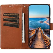 YH Mall Google Piksel 6 Için Flip Case Üç Kart Yuvaları Şok Emici Darbeye (Yurt Dışından)
