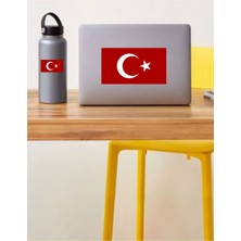 Sticker Usta Türk Bayrağı Ay Yıldız Bayrak Araba Oto Motosiklet Karavan Sticker 00068