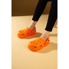 Pembe Potin Yüksek Taban Eva Comfort Kadın Sandalet KY24-120