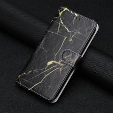 Mays Shop Xiaomi 12T Için Flip CASE/12T Pro Mermer Desen Manyetik Kart Yuvaları Tutucu (Yurt Dışından)