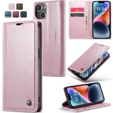 Mays Shop Iphone 14 Için Flip Case Artı Retro Cüzdan Kapak Çılgın At Pu Deri (Yurt Dışından)